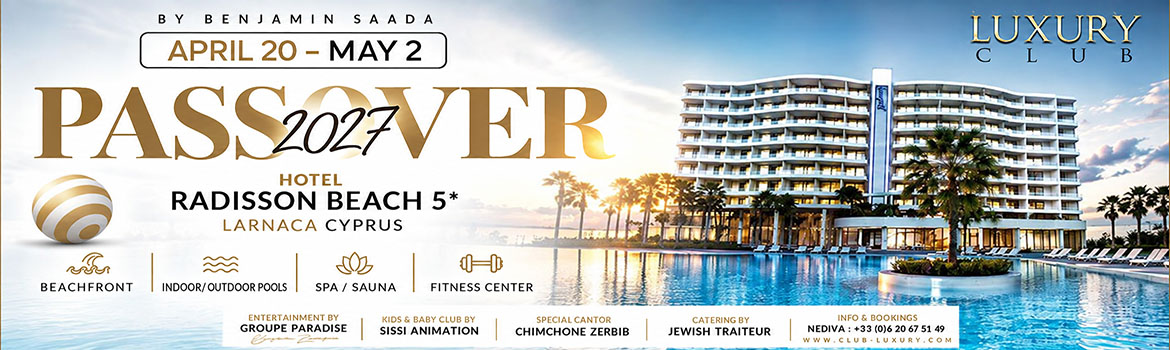 Luxury Club Pessah 2027